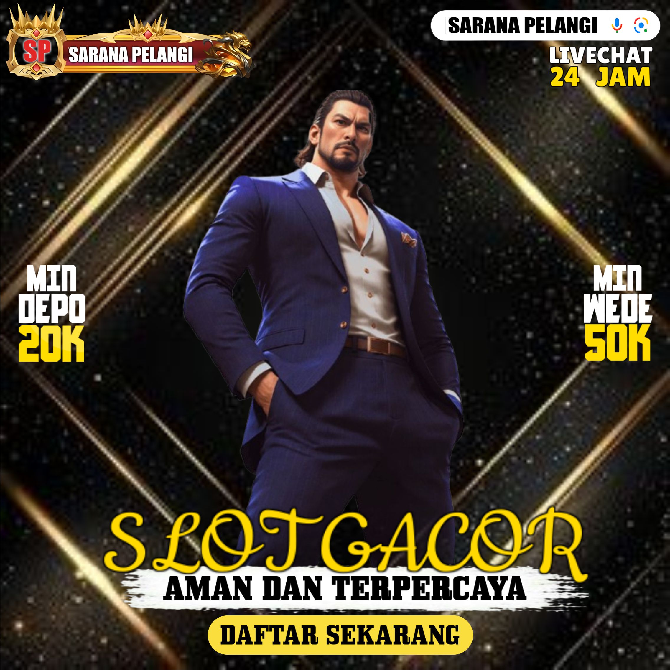 SARANAPELANGI - TEMPAT BERMAIN GAME SLOT ONLINE DENGAN DEPOSIT QRIS YANG CEPAT DAN AMAN TERPERCAYA